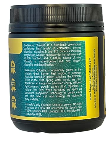 BioGenesis Chlorella Tablets, 600 Tablet Count (500mg) BiogenesisUS supplements