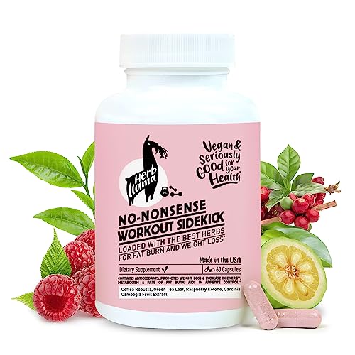Herb Llama No-Nonsense Workout Sidekick, Enhanced with Antioxidants, Natural Energy Herb LlamaUS supplements
