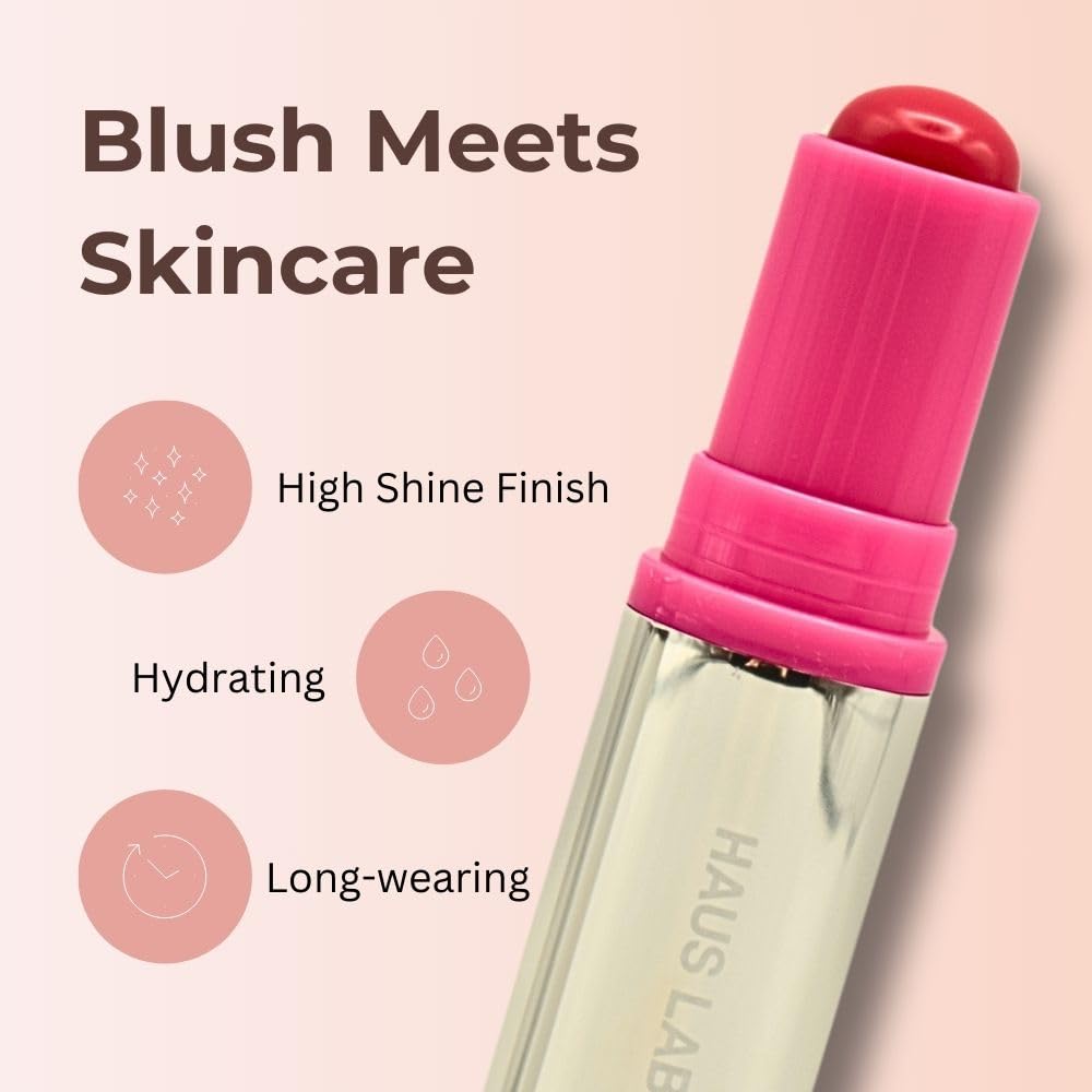 Haus Labs Color Fuse Longwear Hydrating Glassy Lip + Cheek Blush Balm Stick - Glassy Pitaya Haus LaboratoriesAu supplements