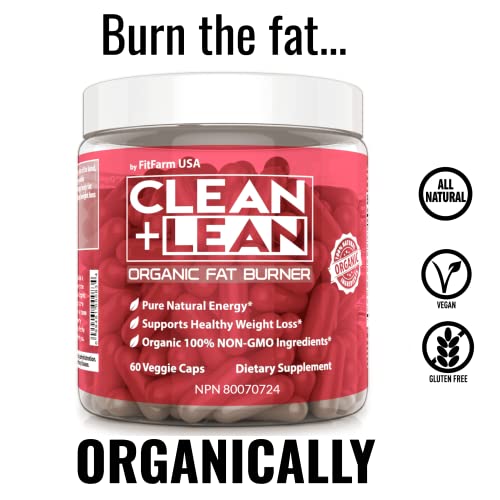 Clean+Lean-Organic Fat Burner by FitFarm USA - Worlds First Organic Fat Burner Supports FIT FARM USAAu supplements
