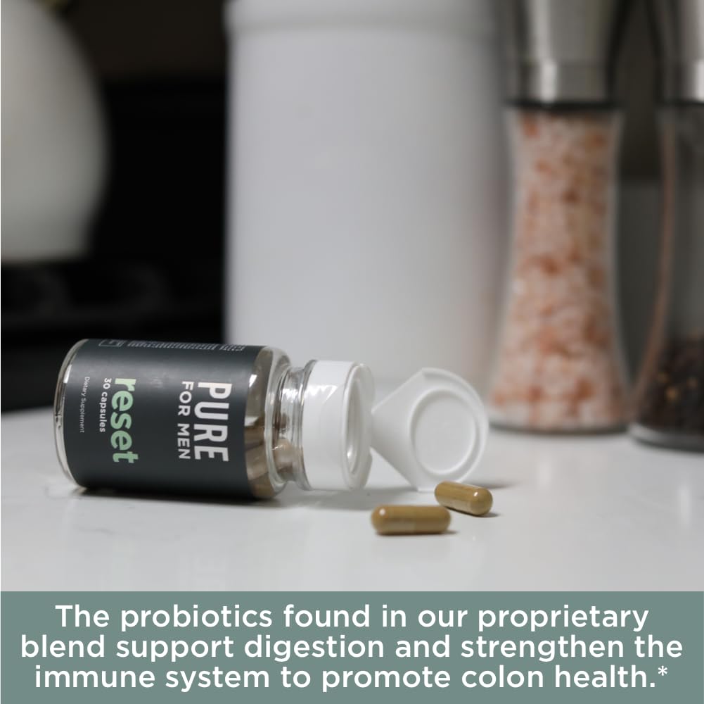 Pure for Men Detox Supplement, Reset | Promotes Digestive & Gut Health Pure for MenUS supplements