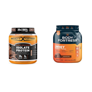 Body Fortress Super Advanced Isolate Protein, Chocolate Protein Powder Supplement Body FortressUS supplements