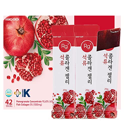 HAMCHOROK Rg+ Anti-Aging Korean-Beauty Pomegranate Collagen Jelly +Vitamin C&E HAMCHOROKAu supplements