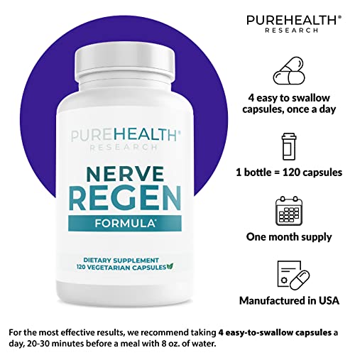 PUREHEALTH RESEARCH Nerve Regen Formula PUREHEALTH RESEARCHUS supplements