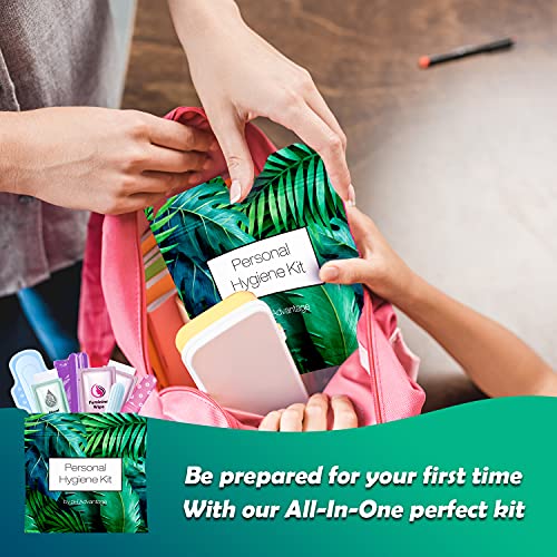 3 x Menstrual All-in-One Kits - Assorted Colors | Convenience on The Go | Single Period Kit Packs pH AdvantageAu supplements
