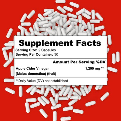 Reduce Abdominal Fat - Vinegar Capsules - Best for Weight Loss - Glucose Ni una dieta másUS supplements