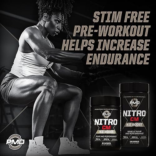 PMD Sports Nitro cm - Nitric Oxide with Agmatine Pre Workout Supplement - Muscle PMDAu supplements