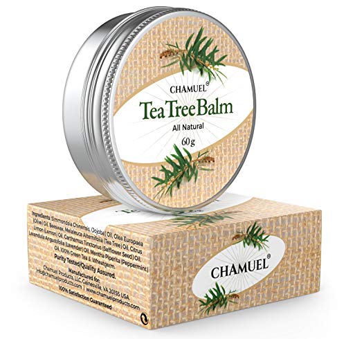 TEA TREE OIL BALM -100% All Natural | Great Cream for Soothing Irritations like Eczema ChamuelUS supplements