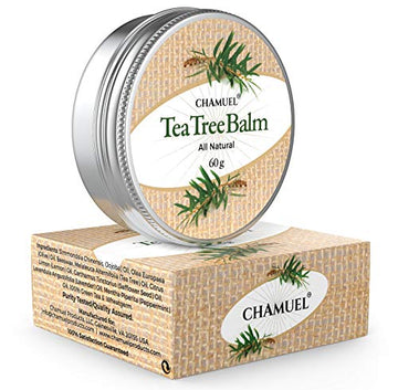 TEA TREE OIL BALM -100% All Natural | Great Cream for Soothing Irritations like Eczema ChamuelUS supplements