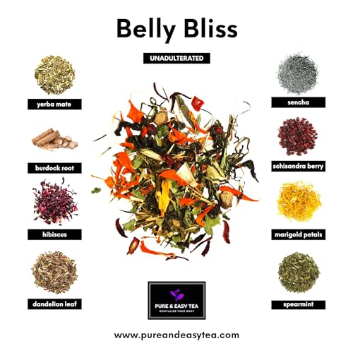 Pure And Easy Tea, Belly Bliss, Cleanse & Detox Tea, Supports Healthy Weight, Helps Reduc Pure And Easy TeaAu supplements