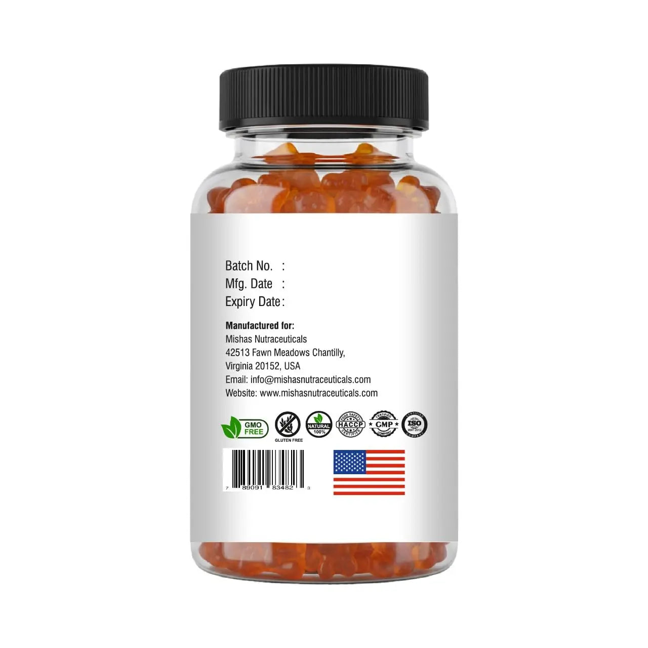 Mishas Nutraceuticals Kids Multivitamin Gummies with Omega 3 Fish Oil (EPA/DHA), Vitamin D3, C, B12, B6, Vitamin A, K & Zinc Immune Support MishasAu supplements