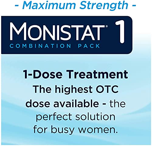 Monistat 1-Day | Day or Night Combination | Yeast Infection Treatment, Prefilled, 1 Pack MonistatAu supplements