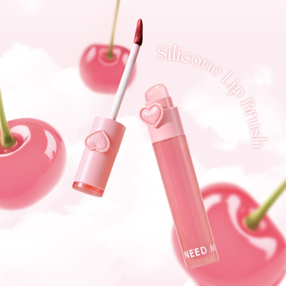 YNM Heart Jelling Tint, PEPPER JELLING, Silicone Lip Brush Included, K-Beauty, Non-Sticky, Moisturizing, Smudge-Proof, Korean Lip Tint, Long-Lasting, Vivid Color, 0.09 oz YNMAu supplements