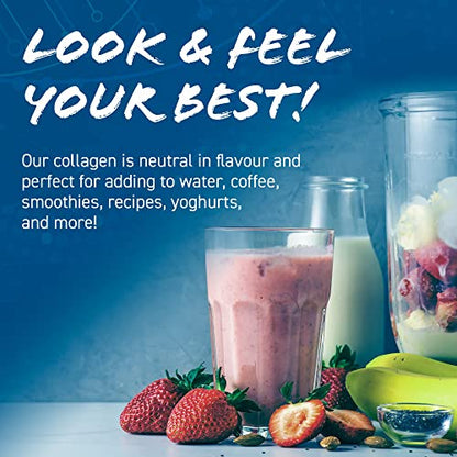Applied Nutrition Collagen Peptides Powder - Hydrolysed Bovine Collagen Protein, Halal, Healthy Skin, Hair, Nails (Unflavoured) (300g - 15 Servings) Applied NutritionUS supplements