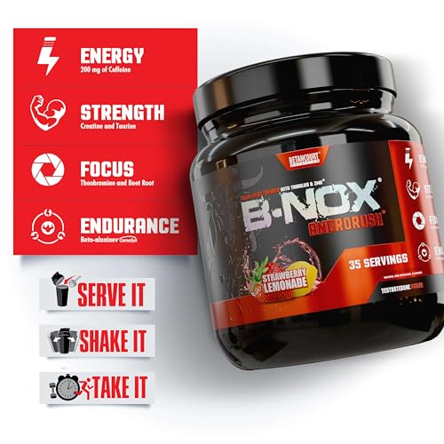 Betancourt Nutrition B-Nox Androrush Pre Workout with Creatine Blend | BCAAs & Beta Betancourt NutritionAu supplements