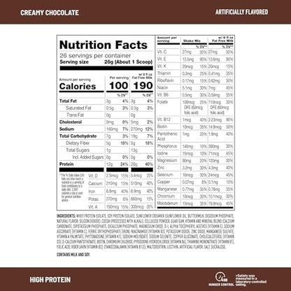 SlimFast High Protein Meal Replacement Powder, 26 Servings, Advanced Nutrition SlimFastUS supplements