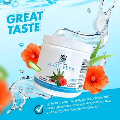 Yes You Can! Organic Aloe Vera Drink Mix - Super Greens Powder - Energy Drink Powder Yes You Can!US supplements