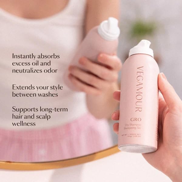 VEGAMOUR UPLIFT and Refresh Kit | Volumizing Dry Shampoo Spray Formulated Without Benzene, Supports Thicker Fuller Looking Hair | $50 Value VEGAMOURAu supplements