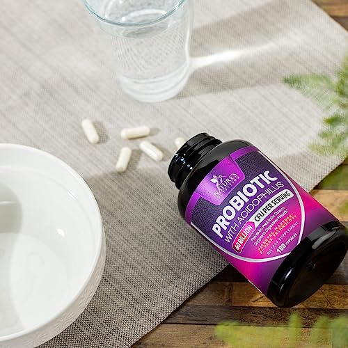 Probiotics, 60 Billion CFU per Serving, Probiotic with Prebiotics for Digestive & Immune Health Nature's NutritionAu supplements