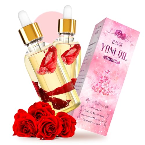 2PCS Yoni Oil Organic Feminine Oil Vaginal Moisturizer - Ph Balance for Women - Feminine Deodorant BASSIAu supplements