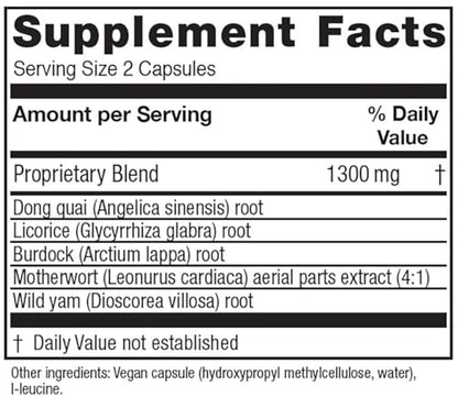 Vitanica Women's Phase II, Menopause Support, Vegan, 90 Capsules VitanicaUS supplements