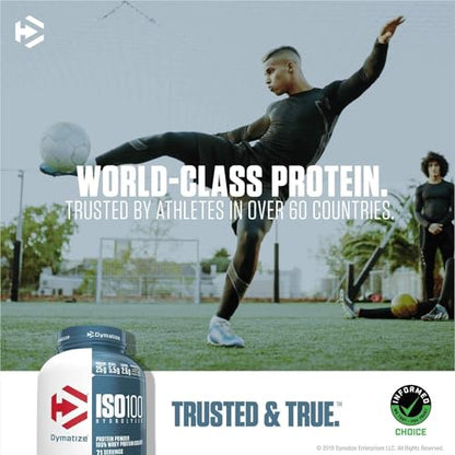 Dymatize ISO100 Hydrolyzed Protein Powder, 100% Whey Isolate Protein, 25g of Protein DymatizeUS supplements