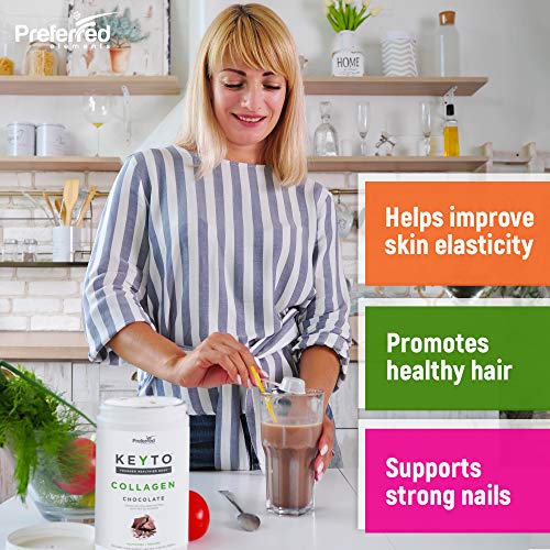 Keto Collagen Protein Powder with MCT Oil – Keto and Paleo Friendly Grass Fed and Pasture Preferred ElementsUS supplements