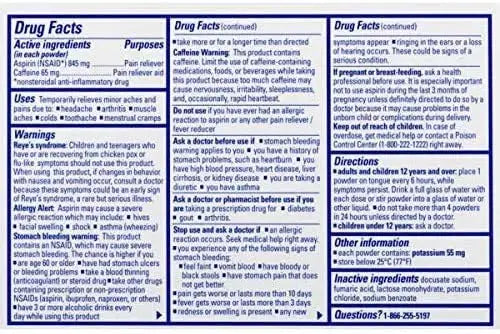 Stanback Headache Powders, Fast Pain Relief with Aspirin (NSAID) and Caffeine, 50 Count (3 Pack) StanbackAu supplements