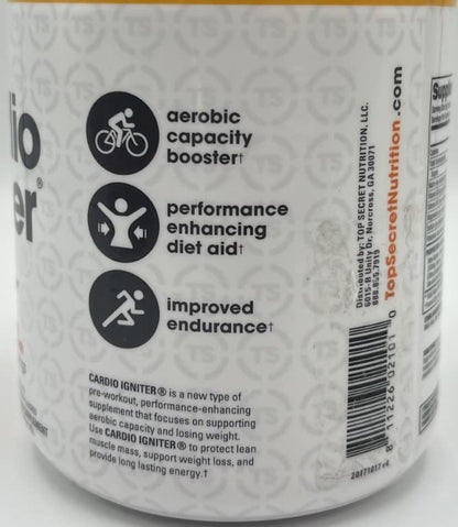Top Secret Nutrition Cardio Igniter Pre-Workout Supplement with Beta-Alanine, L-Carnitine Top Secret NutritionUS supplements