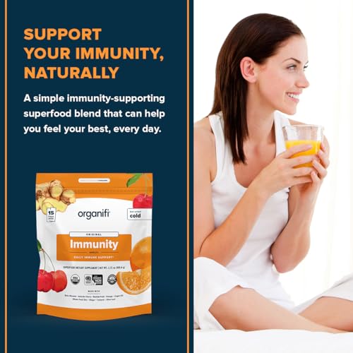 Organifi Immunity - Organic Superfood Immunity Support - 15 Single Serve Packets OrganifiUS supplements
