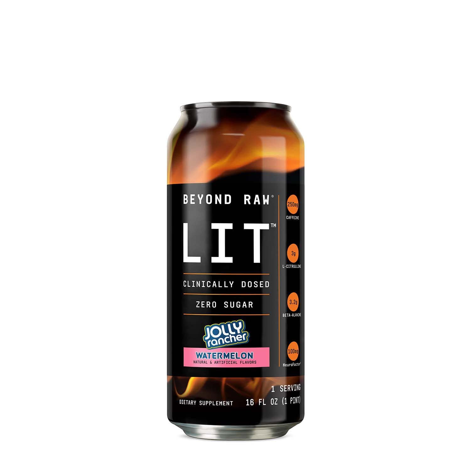 BEYOND RAW LIT On The Go | Ready to Drink Cans | Contains Caffeine, L-Citrulline BEYOND RAWAu supplements