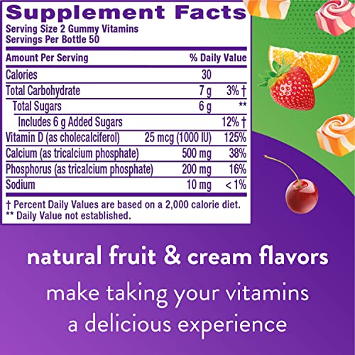 Vitafusion Fiber Well Sugar Free Fiber Supplement & Chewable Calcium Gummy Vitamins VitafusionUS supplements