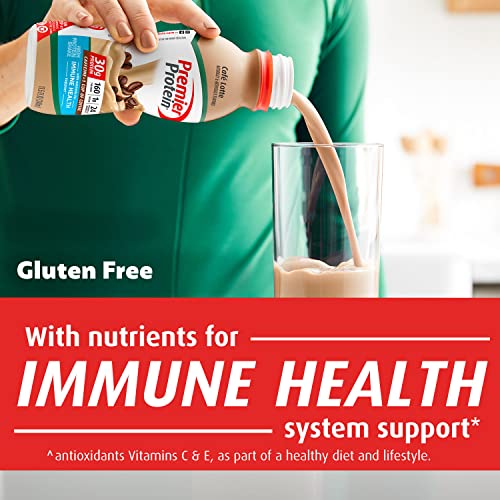 Premier Protein Shake, Café Latte Liquid, 30g Protein, 1g Sugar, 24 Vitamins & Minerals Premier ProteinUS supplements
