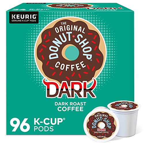 The Original Donut Shop Dark Coffee, Keurig Single-Serve K-Cup Pods, Dark Roast, 96 Ct The Original Donut ShopUS supplements