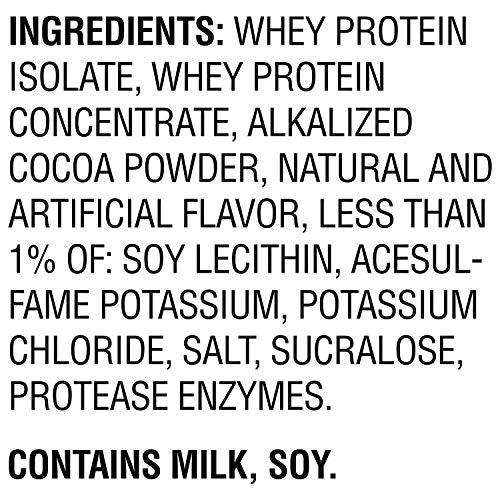 Muscle Milk 100% Whey Protein Powder, Chocolate, 5 Pound, 66 Servings, 25g Protein Muscle MilkUS supplements