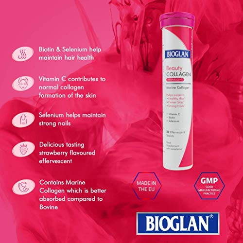 Bioglan Collagen Effervescent | 1000mg | Hydrolysed Marine Collagen BioglanAu supplements