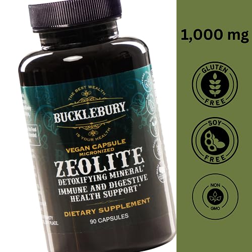 BUCKLEBURY Zeolite Micronized Smart Mineral Capsules - Supports Detox, Immune BUCKLEBURYAu supplements