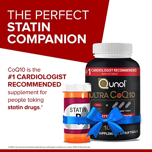 Qunol Ultra CoQ10 100mg Softgels- 3x Better Absorption Coenzyme Q10 Supplements QunolUS supplements