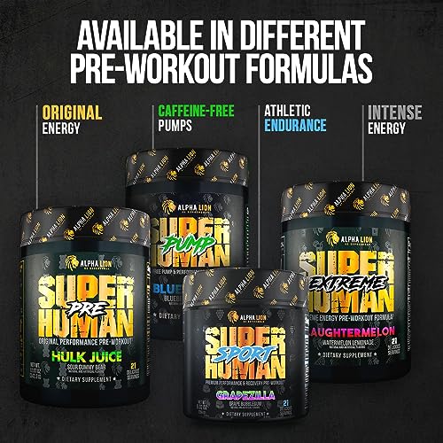 ALPHA LION Superhuman Burn 2-in-1 Metabolism Booster Pre Workout ALPHA LIONUS supplements