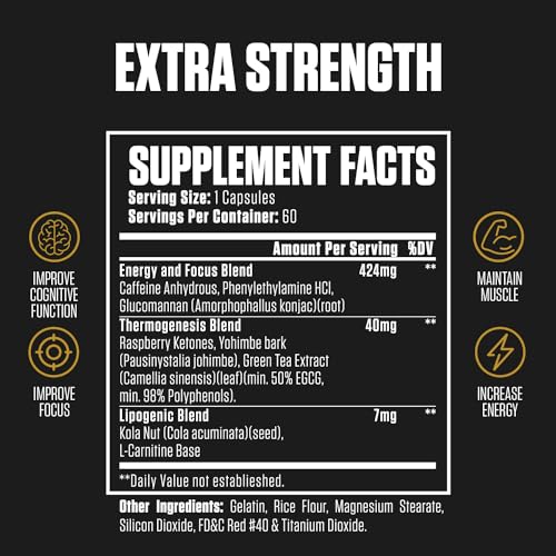 1080p Thermogenic Energy Burn | #1 Rated Energy & Pre Workout for Men & Women EPN SupplementsUS supplements