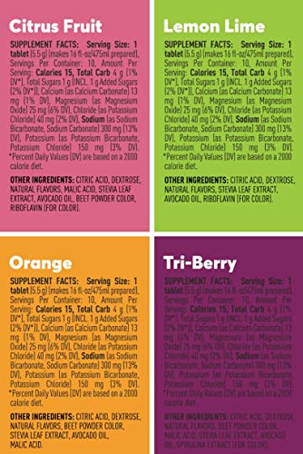 Nuun Sport Electrolyte Tablets for Proactive Hydration, Mixed Citrus Berry Flavors, 4 Pack NuunUS supplements