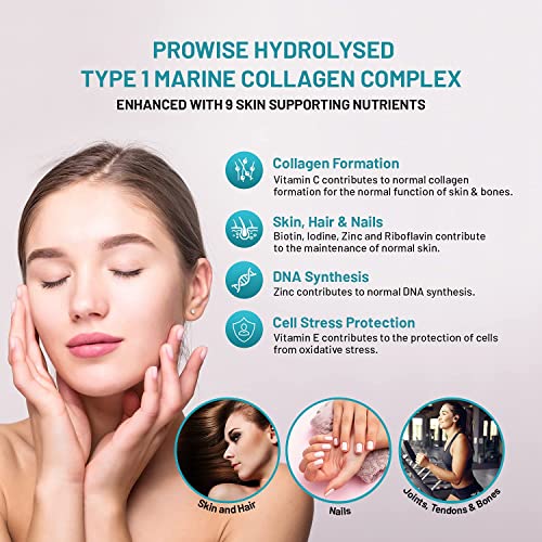 Marine Collagen with Hyaluronic Acid 1100mg | 90 Collagen Capsules High Strength for Women & Men PH PROWISE HealthcareAu supplements