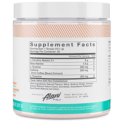 Alani Nu Pre Workout Powder | Amino Energy Boost | Endurance Supple Alani NuUS supplements