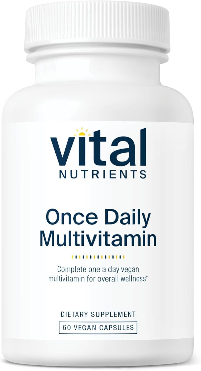 Vital Nutrients Once Daily Multivitamin - Vegan Multi for Women & Men - Allergen-Free - 19 Essential Vitamins + Antioxidants for Eye and Heart Health Vital NutrientsUS supplements