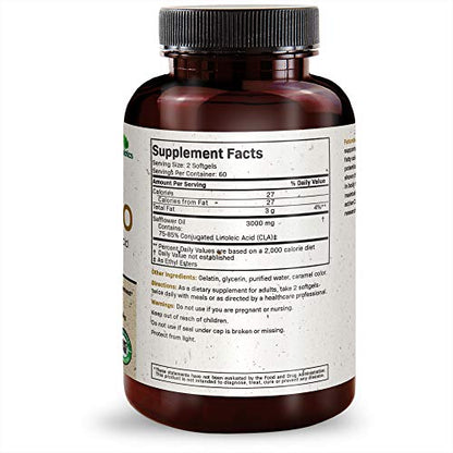 Futurebiotics CLA 3000 Extra High Potency - Non-Stimulating Conjugated Linoleic Acid FuturebioticsUS supplements