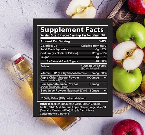 Doc Thackery Apple Cider Vinegar Gummies 1000mg Plus Per Serving, from The Mother Doc ThackeryUS supplements