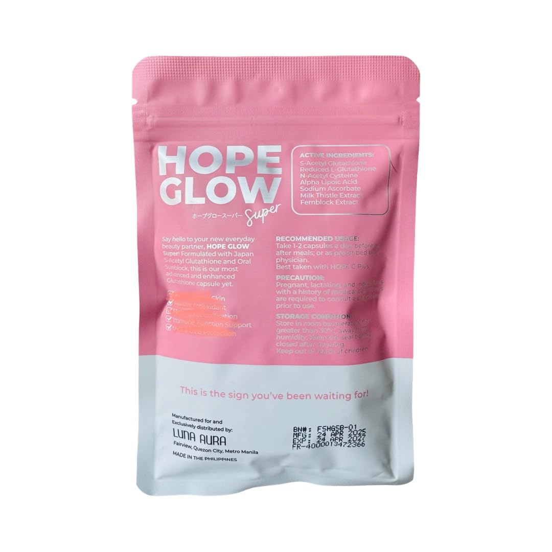 1 Sachet Luna Aura Hope Glow Super 700mg (60 Capsules) GenericAu supplements