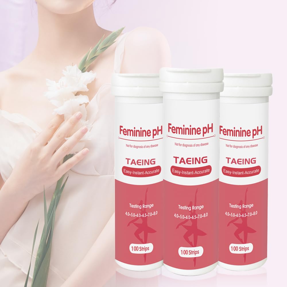 TAEING Vaginal Health pH Test Strips, 100pcs Feminine pH Test for Women, pH-Balance Monitor My StoreAu supplements