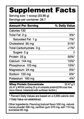 NutraBio Classic Whey Protein Powder- 25G of Protein Per Scoop - No Fillers, Artificial NutraBioUS supplements