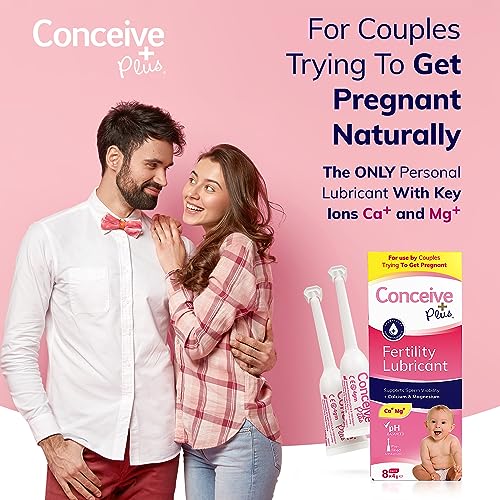 Conceive Plus Fertility Lubricant in Pre-Filled Applicators, Fertility Friendly Lube for Couples Trying CONCEIVE PLUSAu supplements